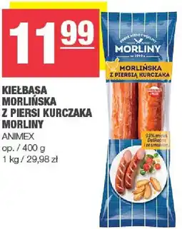 Spar Kiełbasa morlińska z piersi kurczaka Morliny oferta