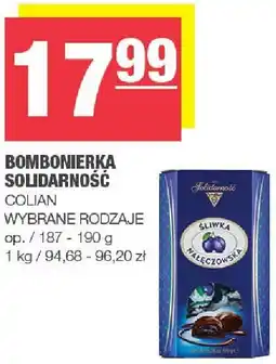 Spar Bombonierka Solidarność wybrane rodzaje Colian oferta