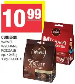 Spar Cukierki Wawel wybrane rodzaje oferta