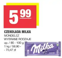 Spar Czekolada Milka wybrane rodzaje Mondelez oferta