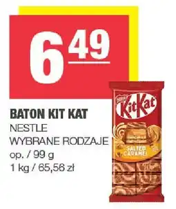 Spar Baton Kit Kat wybrane rodzaje Nestle oferta