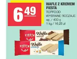 Spar Wafle z kremem Fiesta wybrane rodzaje Topfood oferta