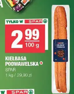 Spar Kiełbasa podwawelska Spar oferta