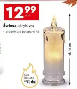 Biedronka Świeca akrylowa oferta