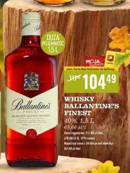 Biedronka Whisky Ballantine's Finest oferta