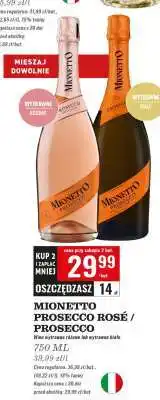 Biedronka MIONETTO PROSECCO ROSÉ / PROSECCO oferta