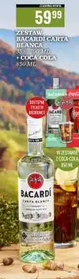 Biedronka ZESTAW BACARDI CARTA BLANCA 37,5%, 700 ML + COCA-COLA 850 ML oferta