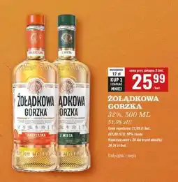 Biedronka ŻOŁĄDKOWA GORZKA oferta