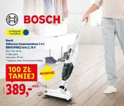 Lidl Bosch Odkurzacz bezprzewodowy 2 w 1 BBH2PARQ Seria 2, 16 V oferta