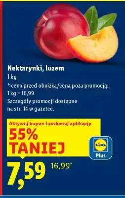 Lidl Nektarynki, luzem oferta