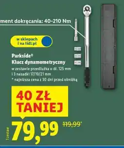 Lidl PARKSIDE Klucz dynamometryczny oferta