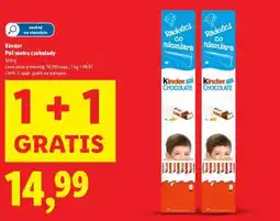 Lidl KINDER Pół metra czekolady oferta