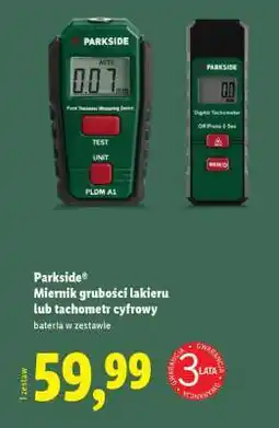 Lidl Parkside Miernik grubości lakieru lub tachometr cyfrowy oferta