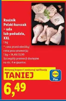 Lidl RZEŹNIK Polski kurczak – uda lub podudzia, XXL oferta