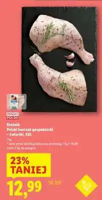 Lidl Režník Polski kurczak gospodarski – ćwiartki, XXL oferta