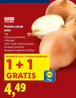 Lidl Polskie cebule żółte oferta