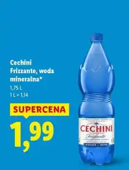 Lidl Cechini Frizzante, woda mineralna oferta