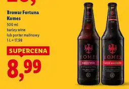 Lidl Browar Fortuna Komes oferta