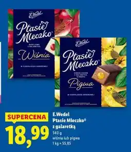 Lidl E.Wedel Ptasie Mleczko z galaretką oferta