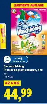 Lidl Der Waschkönig Proszek do prania kolorów, XXL oferta