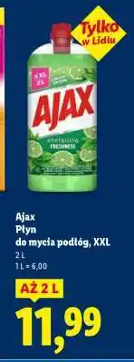 Lidl Ajax Płyn do mycia podłóg, XXL oferta