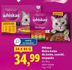 Lidl Whiskas Mokra karma dla kotów, saszetki, megapaka oferta