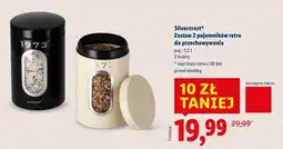 Lidl Zestaw pojemników retro 1.5 l Silvercrest oferta