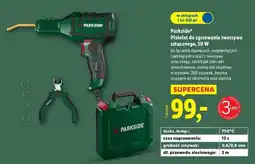 Lidl Pistolet do zgrzewania tworzywa sztucznego 50 w Parkside oferta