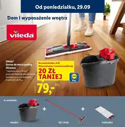 Lidl Mop z wiadrem ultramax Vileda oferta