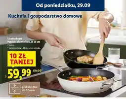 Lidl Patelnia aluminiowa 28 cm Livarno Home oferta