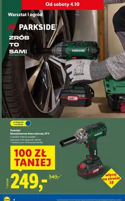 Lidl Klucz udarowy 20v Parkside oferta
