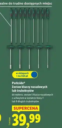 Lidl Zestaw śrubokrętow Parkside oferta