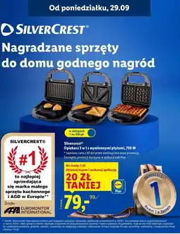 Lidl Opiekacz do kanapek 750w Silvercrest oferta