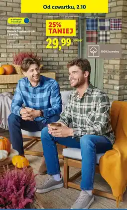 Lidl Koszula flanelowa męska Esmara oferta