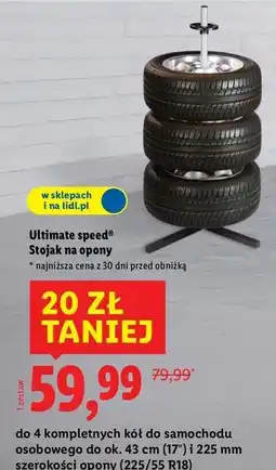 Lidl Stojak do przechowywania opon Ultimate Speed oferta