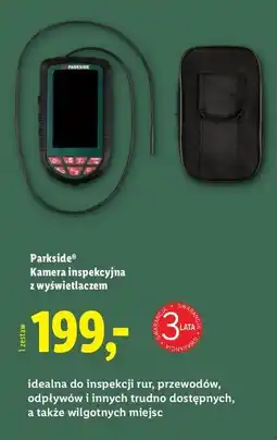 Lidl Kamera inspekcyjna z wyświetlaczem Parkside oferta