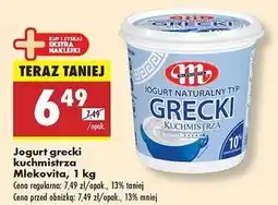 Biedronka Jogurt kuchmistrza typu greckiego Mlekovita oferta