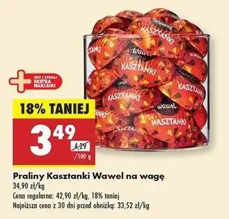 Biedronka Czekoladki Wawel Kasztanki oferta