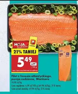 Biedronka Łosoś atlantycki świeży filet Marinero oferta