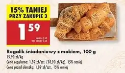 Biedronka Rogal z makiem oferta