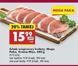 Biedronka Schab wieprzowy kotlety Kraina Mięs oferta