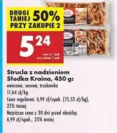 Biedronka Strucla truskawkowa Słodka Kraina oferta