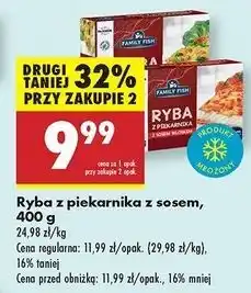 Biedronka Ryba z piekarnika sosem brokułowym Family Fish oferta