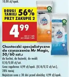 Biedronka Chusteczki do mebli Mr Magic oferta