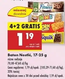 Biedronka Baton chocolate Fitness (Nestle) oferta