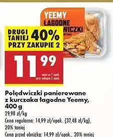 Biedronka Polędwiczki z kurczaka łagodne Yeemy oferta
