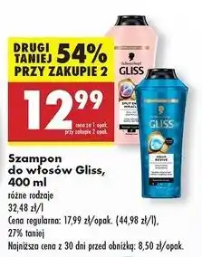Biedronka Szampon do włosów Gliss Kur Aqua Revive oferta