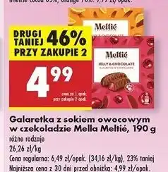 Biedronka Galaretki wiśniowe Meltie oferta