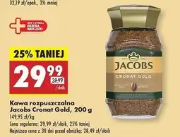 Biedronka Kawa Jacobs Cronat Gold oferta