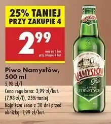 Biedronka Piwo Namysłów Pils oferta